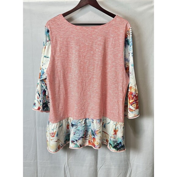 Soft‎ Surroundings Womens 1X Festival Splash Top - Picture 7 of 9